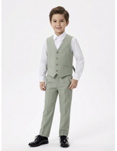 COSTUME VERT SAUGE 4 PIÈCES... 2