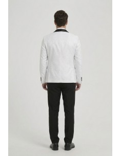 Costume 5 pièces blanc et... 2