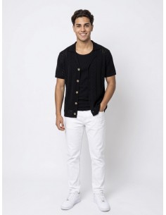 GILET CHEMISE MAILLE UNI... 2