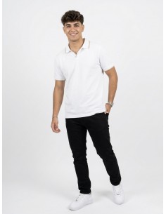 POLO MANCHES COURTES BLANC... 2