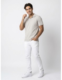 POLO MANCHES COURTES GRIS... 2