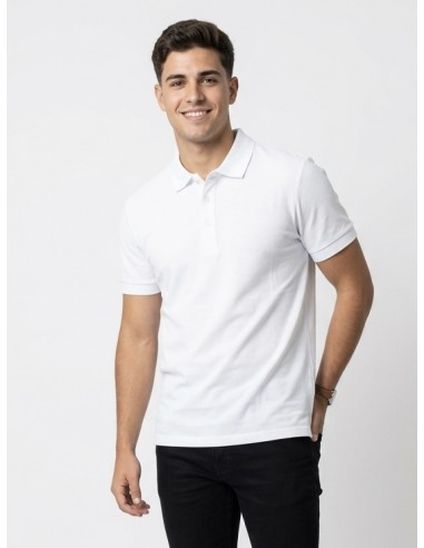POLO BLANC MANCHES COURTES – HOMME