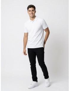 POLO BLANC MANCHES COURTES... 2
