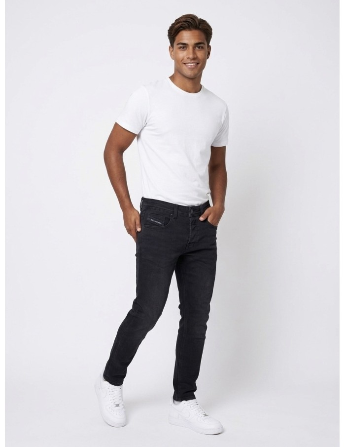 Jean noir regular fit - HOMME