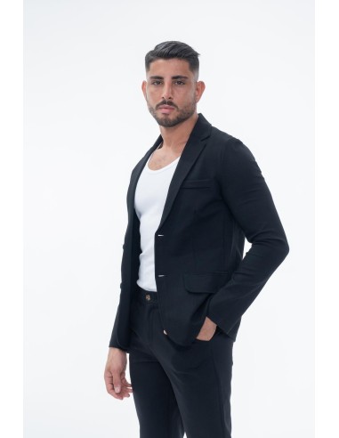 ENSEMBLE TAILLEUR NOIR COUPE AJUSTÉE...