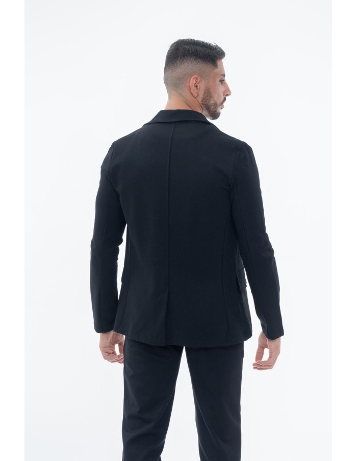 ENSEMBLE TAILLEUR NOIR COUPE AJUSTÉE - HOMME