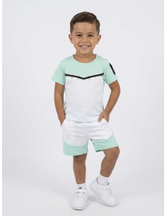 ENSEMBLE BICOLORE VERT...