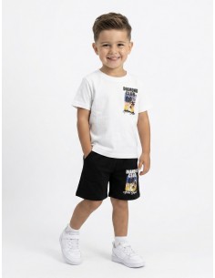 ENSEMBLE BLANC IMPRIMÉ...