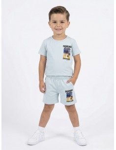 ENSEMBLE BLEU IMPRIMÉ...