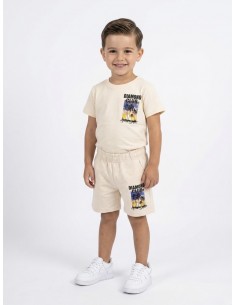 ENSEMBLE BEIGE IMPRIMÉ...