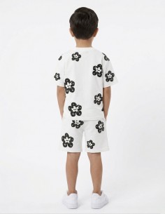 ENSEMBLE FLEURI BLANC... 2