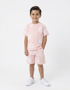 ENSEMBLE FLEURI SAUMON...