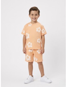 ENSEMBLE FLEURI ORANGE...