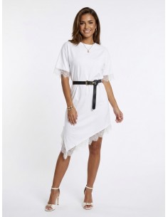 ROBE T-SHIRT BLANCHE...