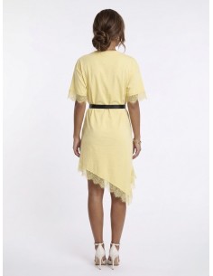 ROBE T-SHIRT JAUNE DÉTAILS... 2