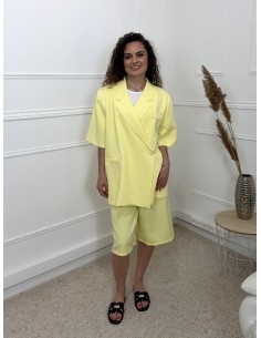 ENSEMBLE TAILLEUR JAUNE...