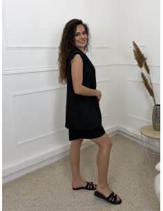 ENSEMBLE SANS MANCHES NOIR... 2