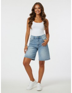 SHORT DENIM EFFET PLUIE DE... 2