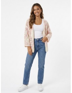 GILET ROSE EN CROCHET &... 2