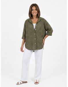 CHEMISE KAKI BRODERIE... 2