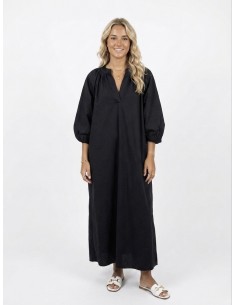 ROBE LONGUE NOIR COUPE...