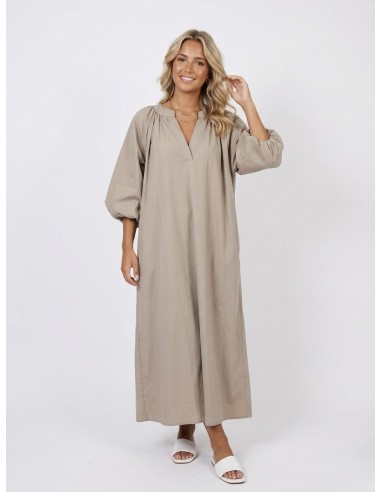 ROBE LONGUE COUPE AMPLE ET MANCHES...