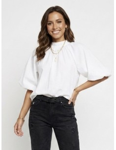 TOP BLANC MANCHES...