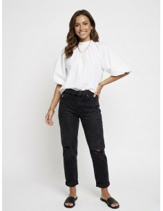 TOP BLANC MANCHES... 2