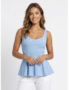 TOP DÉBARDEUR BLEU CLAIR...