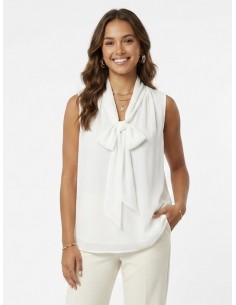CHEMISE FLUIDE BLANCHE SANS...