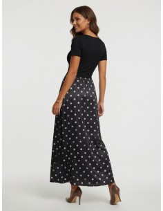 ROBE LONGUE NOIR À POIS... 2