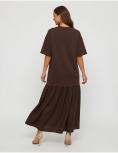 ROBE LONGUE CHOCOLAT...