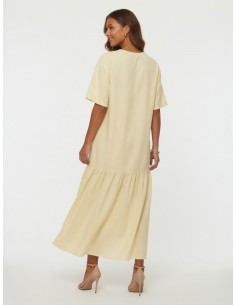 ROBE LONGUE JAUNE OVERSIZE... 2