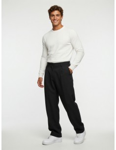 PANTALON NOIR FLUIDE &... 2