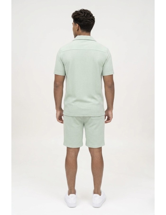 ENSEMBLE CHEMISE & SHORT VERT CLAIR - HOMME