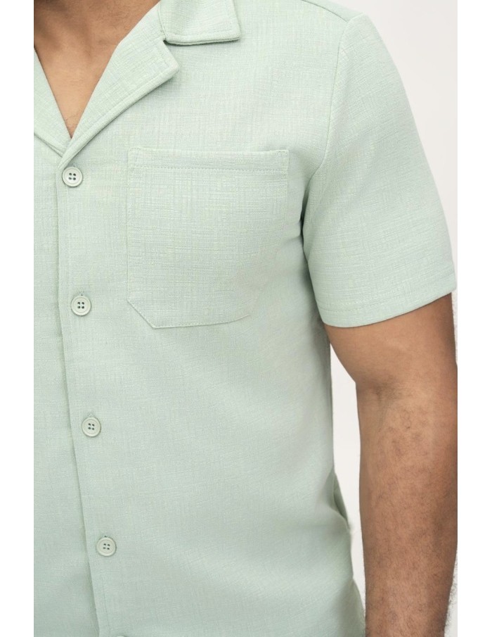 ENSEMBLE CHEMISE & SHORT VERT CLAIR - HOMME
