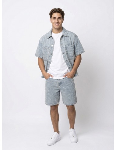 ensemble short en jean homme