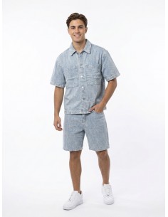 ENSEMBLE EN JEANS SHORT ET...