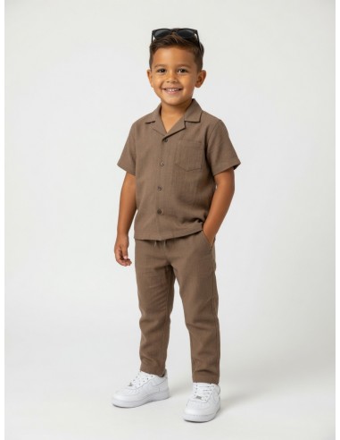 ENSEMBLE CHEMISE + PANTALON...
