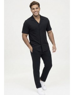 ensemble chemise pantalon noir