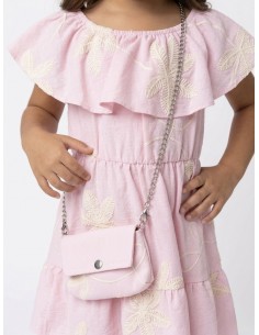 ROBE À VOLANTS BRODÉ + SAC... 2
