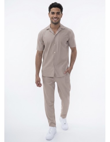 ENSEMBLE CHEMISE + PANTALON PLISSÉ...