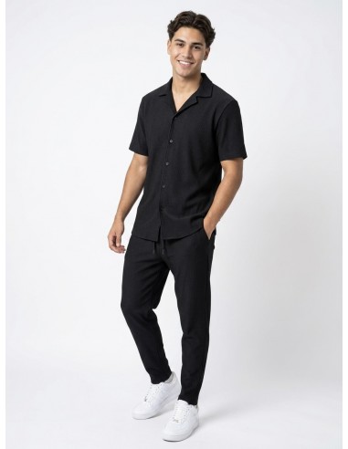 ENSEMBLE CHEMISE + PANTALON PLISSÉ...