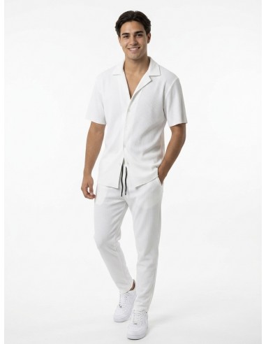 ENSEMBLE CHEMISE + PANTALON PLISSÉ...