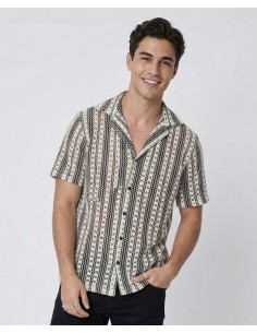 GILET CHEMISE IMPRIMÉ – HOMME