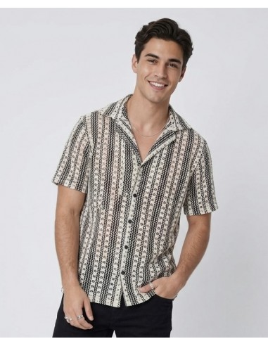 GILET CHEMISE IMPRIMÉ – HOMME