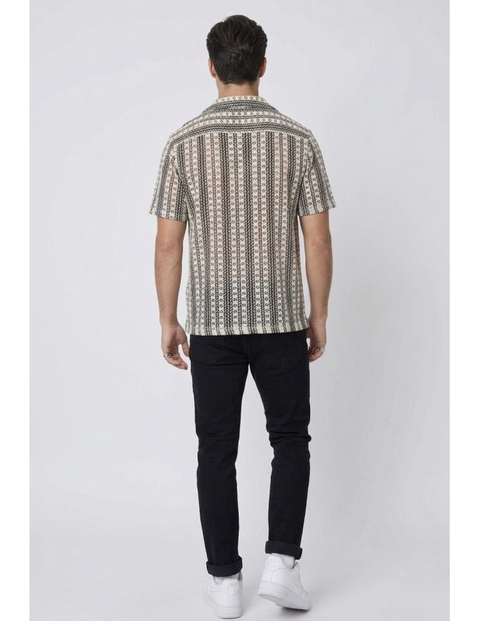 GILET CHEMISE IMPRIMÉ – HOMME