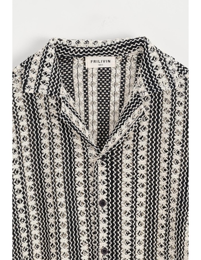 GILET CHEMISE IMPRIMÉ – HOMME