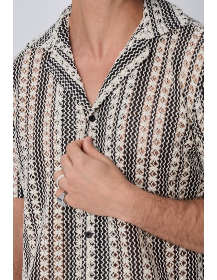 GILET CHEMISE IMPRIMÉ – HOMME