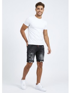 SHORT JEAN ICON NOIR DÉLAVÉ... 2